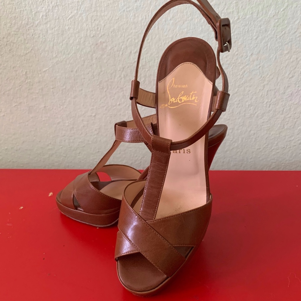 Christian Louboutin Cosette T-strap heels/sandals